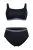 Ulla Popken Bikini  grijs / zwart