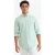 McGregor Stretch Oxford Shirt Small Stripe Light Green
