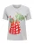 ONLY Shirt  grijs gemêleerd / groen / rood / wit