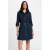 Morgan denim A-lijn jurk dark blue denim