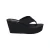 Rocket Dog Dames/dames duikers Webbing Slip On Wedge Sandalen (Zwart)