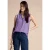 Street One Dames Zomerse blousetop in Paars