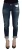 Acht Blauwe Katoenen Slim Fit Vrouwen Casual Denim Dames Jeans