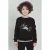 TYGO & vito sweater met print – zwart