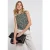 Street One Dames Gedessineerde basic top in Groen