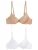 Next BH  beige / wit