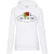 Fruit of the Loom Dames vintage logo bedrukte hoodie