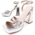 Montevita Heel Sandal Fiamma12 Zilver