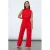 SisterS Point jumpsuit met cut-out – rood