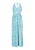 IZIA Jurk  blauw / wit