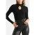 Forever New Meredith Keyhole Ruched Top Black