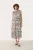 Jurk Regular fit black offwhite