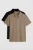 Heren Katoenmix Polo T-shirt
