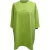 Acne Studios Erin Stamp T-shirtjurk van katoen in neon groen