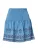 KOROSHI Rok  navy / blauw denim / wit
