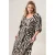 Miss Etam Plus midi jurk zand