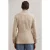Reiss Sb Notch Flannel Blazer Oatmeal Brown
