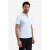 No Excess travelstof regular polo lichtblauw