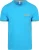Sun68 Piqué T-Shirt Fluo Stripe Blauw