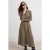 Trendyol Modest Dames Groen Effen Maxi Lang Blousejurk Modest Jurken