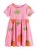 Next Jurk  groen / oranje / pink