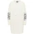 Dreimaster Oversized jurk Dames wolwit