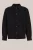 WE Fashion – Heren regular fit overshirt van wolmix met structuur – Regular fit – Zwart – Wol –