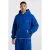 America Today boxy hoodie met borduursels – kobalt