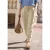 Street One Studio Dames Slim Legs broek in een Loose Fit van linnen in Beige