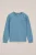 WE Fashion – Jongens T-shirt met print – Relaxed Fit – Grijsblauw – Katoen –