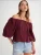 MixRay Blouse  bourgogne