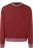 MAERZ Superwash Trui ronde hals rood, Effen