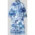 Christian Berg Woman relaxed fit klein in knielengte met all-over motiefprint