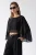 Losse Chiffon Crewneck Blouse