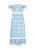 IZIA Jurk ‘Festival’  blauw / navy / lichtblauw / wit