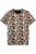 OLYMP Casual T-Shirt ronde hals caramel, Bedrukt