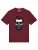 Watapparel Shirt ‘Hipster Skull’  bordeaux
