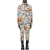 Moschino Windbreaker In Nylon City Print Grey