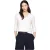 Tommy Hilfiger Dames/Dames Katoenen V Hals Sweater Top (Ecru)