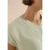 Cecil Dames Blouse met korte mouwen en een mix van texturen in Groen