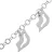 Orphelia Dames 925 Sterling Zilveren Armband – Zilver ZA-1648