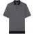 Ted Baker Ss Regular Geo Textured Navy Polo Shirt