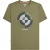 Lambretta Heren Target Quadrant T-Shirt (Khaki Groen)