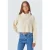Textuur Longsleeve Trui met Ritskraag