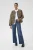 Jas Loose fit Naturel Leopard Print