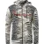 Cavalli Class Zebra Print Rits Hoodie – Zwart
