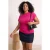 Trendyol Curve Dames Roze Effen Mouwloos Regular fit Grote maten Blouses