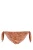 Perzik Stretch Velours Bikini Slip