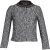 Tory Burch Tweed Jas in Zwart en Wit Katoen