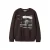 NAME IT KIDS sweater met backprint – donkerbruin